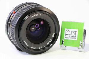 【同梱歓迎】【動作保証・点検済】良品■MINOLTA MD 28mm F3.5■9821