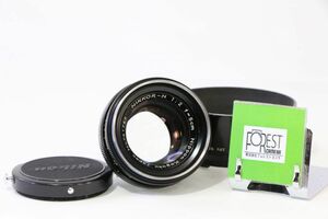 【同梱歓迎】【動作保証・点検済】良品■NIKON NIKKOR-H 50mm f2 Sマウント ブラック(761749)■純正フード■AE127