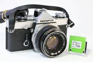 【同梱歓迎】【動作保証・点検済】良品■オリンパス OLYMPUS OM-1 ボディ+F.ZUIKO AUTO-S 50mm F1.8■シャッター全速・露出計完動■AH 870