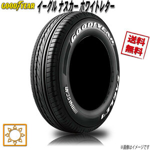 サマータイヤ 送料無料 グッドイヤー イーグル ナスカー ホワイトレター 200系 ハイエース NV350 195/80R15インチ 107/105R 4本セット