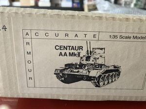 ACCURATE ARMOUR 1/35 レジンキット 英ARV セントー AA MK-II プラモデル 駆逐戦車 ガレージキットレジンガレキプラモデル