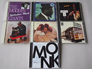 音楽★洋楽★CD★ピアニスト ジャズ,ビバップ★セロニアス・モンク THELONIOUS MONK★7タイトルセット★現状渡し