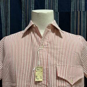 70s brooks brothers shirt usa 6button 70年代 新品 アメリカ製 シアサッカー シャツ デッドストック 6ボタン オールドブルックス 60s