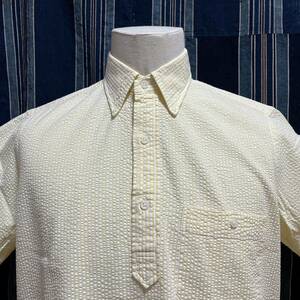 70s 80s brooks brothers shirt usa 70年代 80年代 新品 アメリカ製 シアサッカー シャツ デッドストック オールドブルックス プルオーバー