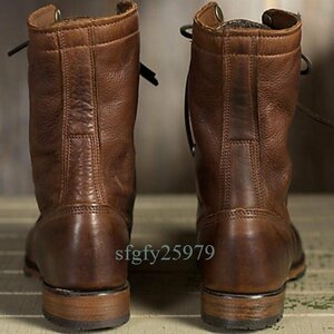 A07 ☆ Новые короткие ботинки мужская работа Western Boots Worn