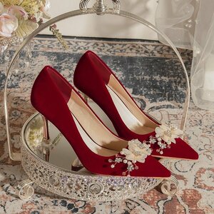 A320H new goods popular * pin heel 8. Kirakira formal beautiful legs wedding lady's high heel pumps stylish commuting B