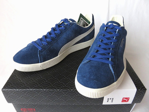 新品 別注 Puma プーマ Suede VTG Aged MIJ atmos Limoges US9.5 日本製 目付ロゴ エイジング加工 アトモス スエード スウェード 姫路