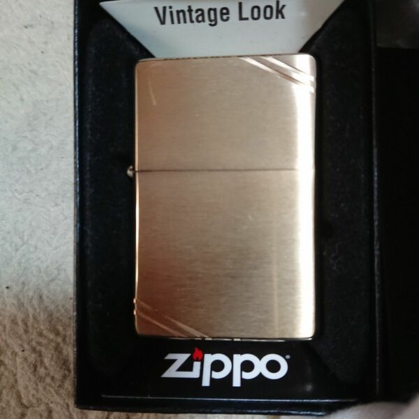 Zippo Solid Brass1937Replica ダイヤゴナルライン ⑤ 2021 未使用品