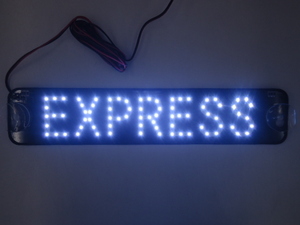 24ｖ LED EXPRESS プレート ホワイト トラック用品 エクスプレス