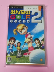 PSP　みんなのGOLFポータブル2 【管理】Y3d218