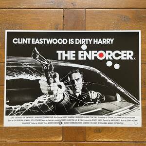 UK版ポスター『ダーティハリー3』（The Enforcer）1976年★クリント・イーストウッド/ハリー・キャラハン／マグナム44/A3サイズ