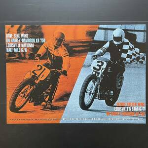ポスター★1970 Harley Davidson XR750 Flat Track Victories ポスター★ハーレーダビッドソン/ダートトラック/フラットトラック