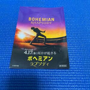 非売品　ボヘミアン・ラプソディ BOHEMIAN RHAPSODY ボヘミアンラプソディ QUEEN DVD 発売記念ステッカー