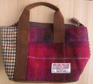 中古品★「Harris Tweed ハリスツイード 手提げバッグ」