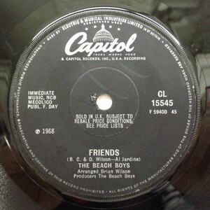 BEACH BOYS-Friends (UK:Flat LBL)