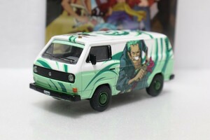 Tarmac 1/64 ワンピース ゾロ フォルクスワーゲン T3 パネルバン ターマックワークス Tarmac Works ONE PIECE ZORO VW Panel Van Schuco