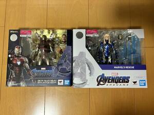 【中古】S.H.Figuarts アイアンマン マーク85 FINAL BATTLE EDITION　／　マーベルズ・レスキュー　セット　アベンジャーズ　エンドゲーム