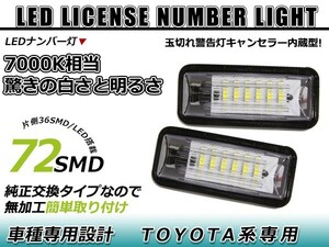 LEDライセンスランプ スバル フォレスター SJ5 SJG 球切れ警告灯キャンセラー内蔵 抵抗 ホワイト 白 ナンバー灯 車幅灯 ユニット