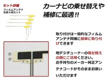 高感度 フィルムアンテナ 日産 NISSAN MP111-A L型 R 4枚 カーナビ 電波 エレメント 受信感度アップ_画像2