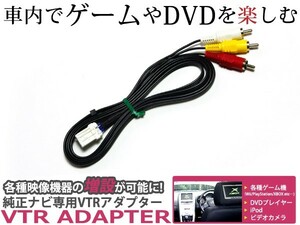 外部入力VTRアダプター 日産純正ナビ用 外部入力ケーブル ティーダ C11 H16.9～H18.12 DVDプレーヤー Ipod 地デジ ワンセグ KW-1275A同等品