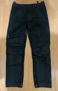  Helmut Lang Astro Biker покрытие Denim брюки 44 helmut lang astro biker краска 