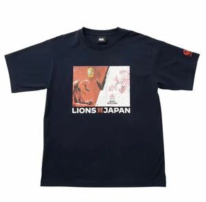 カンタベリーラグビージャパン ブリティッシュ & アイリッシュ ライオンズ コラボ Tシャツ紺M