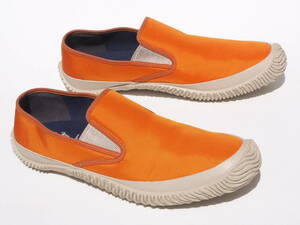  beautiful goods size LL made in Japan SPINGLE MOVE Spingle move slip-on shoes orange color nylon 