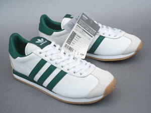 デッド!! US7/ 25cm 希少!! 新品 16年製 adidas カントリー OG COUNTRY OG 白ｘ緑 天然皮革レザー