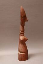 昭和レトロ ヴィンテージ　アフリカ　木彫　彫刻　オブジェ　プリミティブアート　アフリカン　民藝 レア_画像9