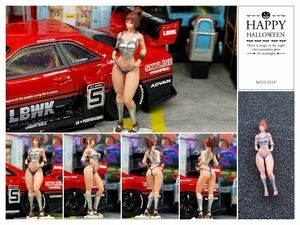 1:64　美戦士　美女　美尻　フィギュア　精密塗装　トミカサイズ　ジオラマ　MINI GT LBWK 日本未発売マテル ミニカー MATTEL 