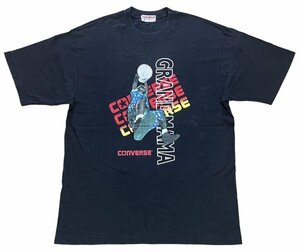 当時物 Converse コンバース Larry Johnson GRANDMAMA Basketball プリント 半袖 Tシャツ / ビンテージ 90s