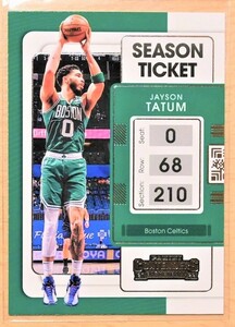 JAYSON TATUM (ジェイソン・テイタム) 2021-22 SEASON TICKET トレーディングカード 【BOSTON CELTICS,ボストンセルティックス】