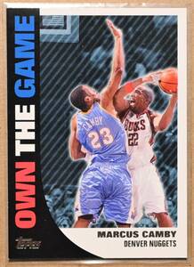 MARCUS CAMBY (マーカス・キャンビー) 2008 TOPPS OWN THE GAME トレーディングカード OTG13 【NBA,デンバーナゲッツ,DENVER NUGGETS】