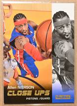 ALLEN IVERSON (アレン・アイバーソン) 2008-09 SKYBOX CLOSE UPS トレーディングカード 181 【NBA,デトロイトピストンズ,PISTONS】_画像1