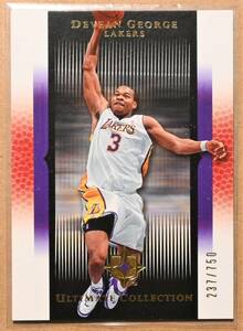 DEVEAN GEORGE (デヴィン・ジョージ) 2005-06 ULTIMATE COLLECTIONS 750枚限定 トレーディングカード 【NBA,ロサンゼルスレイカーズ,LAKERS