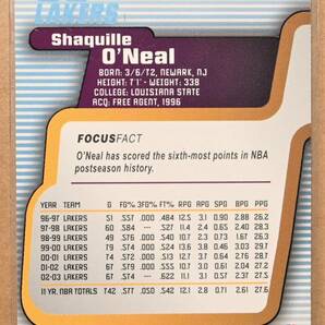 Shaquille O'Neal (シャキール・オニール) 2003 FLEER FOCUS トレーディングカード 65 【NBA レイカーズ LA LAKERS】の画像2