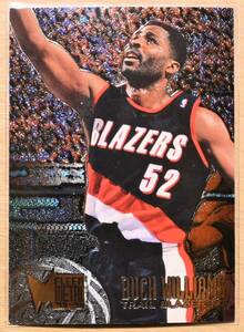 BUCK WILLIAMS (バック・ウィリアムズ) 1995 FLEER METAL '95-'96 トレーディングカード 92 【NBA トレイルブレイザーズ Trail Blazers)】