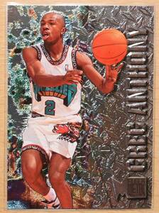 GREG ANTHONY (グレッグ・アンソニー) 1996 SKYBOX FLEER METAL '96-'97 トレーディングカード 【NBA,グリズリーズ,GRIZZLIES】