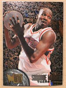 SHARONE WRIGHT (シャローンライト) 1995 FLEER METAL '95-'96 トレーディングカード 83 【NBA 90s 76ers セブンティシクサーズ】