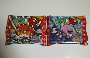 【賞味期限切れ】　ローソン限定 Fate/Grand Order FGOマンチョコ　全2種パッケージセット　新品未開封