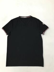 美品 モンクレール Vネック Tシャツ サイズL