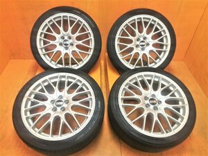 『送料無料』A275 BBS CS021 ADVANdB 225/40R18 4本セット 18×7.5J 100×5 ET48 プリウス 86 BRZ などに