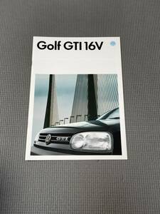 フォルクスワーゲン ゴルフ GTI 16V カタログ VW Golf