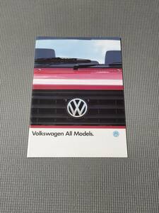 フォルクスワーゲン 総合カタログ 1987年 VW Golf GTI/Syncro Cl/Cabrio/Jetta/Scirocco