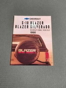  Chevrolet S-10 BLAZER/BLAZER SILVERADO catalog 1990