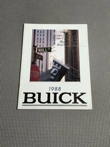 1988 ビュイック 総合カタログ パークアベニュー/ルセーバ/リーガル BUICK