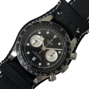 chu-da-/ Tudor TUDOR worn te-ji black Bay chronograph 79360N wristwatch men's used 