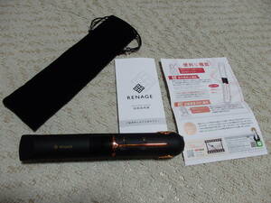 RENAGE cordless hair iron 3 -step temperature adjustment strut Karl 2way compact beautiful goods postage 350 jpy 