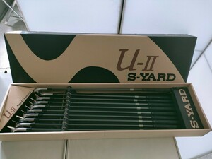  (元箱、中古現状、即発送)　お買い得品 セイコー(S-YARD) S-YARD U-II アイアン オリジナルカーボン R/C6 3～9 P.A.S