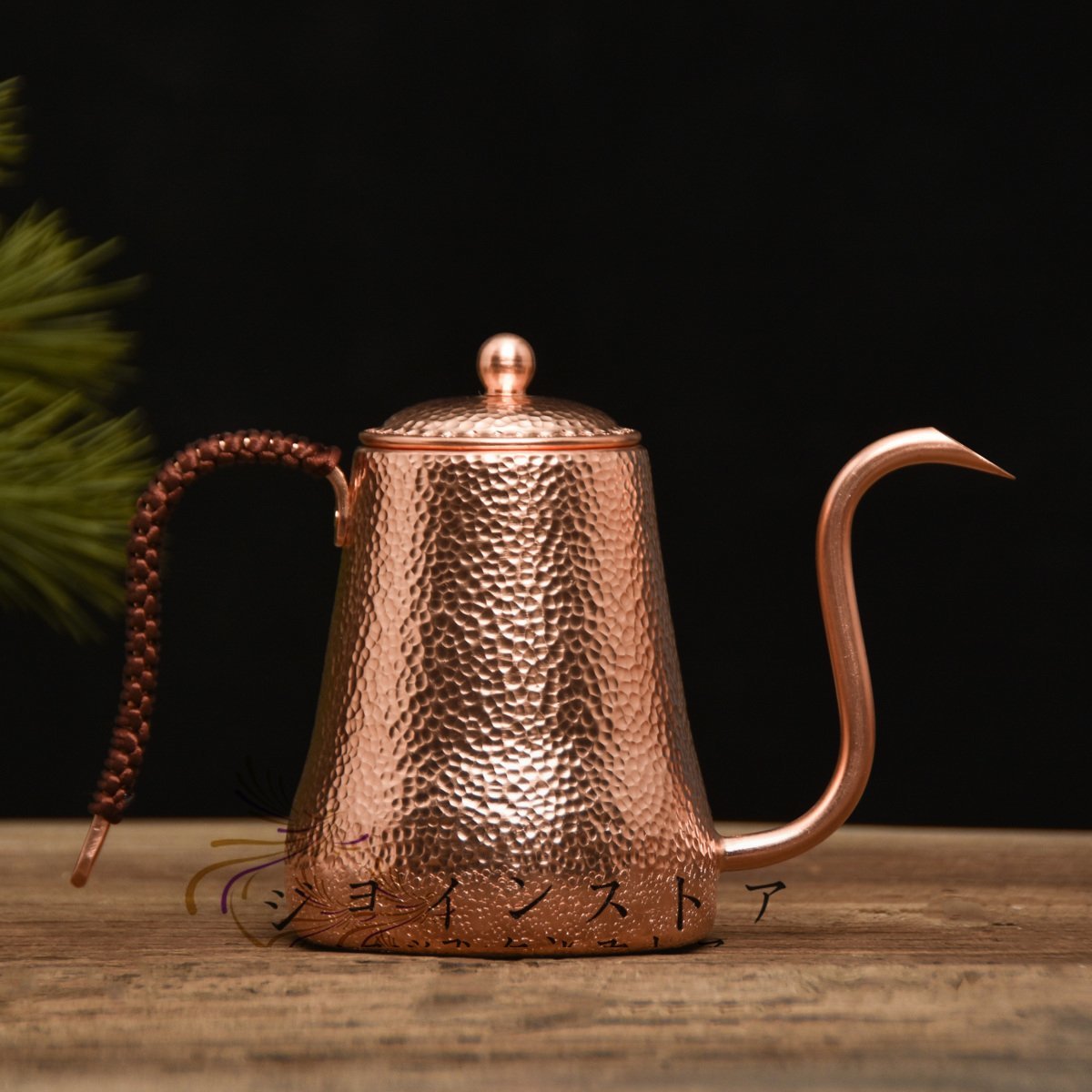 Popular Good Condition★ Coffee Drip Pot Coffee Kettle Handmade Narrow Mouth Pot Pure Copper 500ml Camping Coffee Utensil Narrow Mouth Type, tea utensils, Cup and saucer, Coffee cup